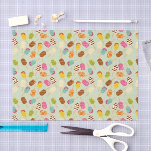 Ice Cream Pattern Tissuepapier (Craft)