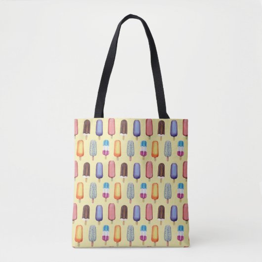 Ice Cream Pattern Tote Bag (Voorkant)