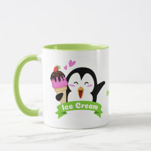 Ice Cream Penguin, mokken voor aangepaste namen