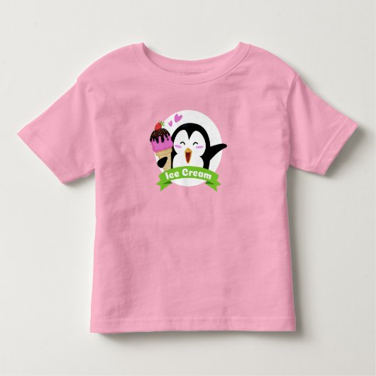 Ice Cream Penguin-shirten en -jassen Kinder Shirts (Voorkant)