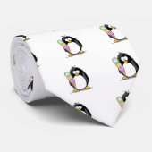 Ice Cream Penguin Stropdas (Opgerold)