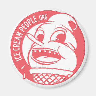 Ice Cream People "retro logo" Magneet
