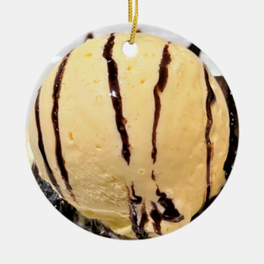 Ice Cream Photo Ornament (Voorkant)