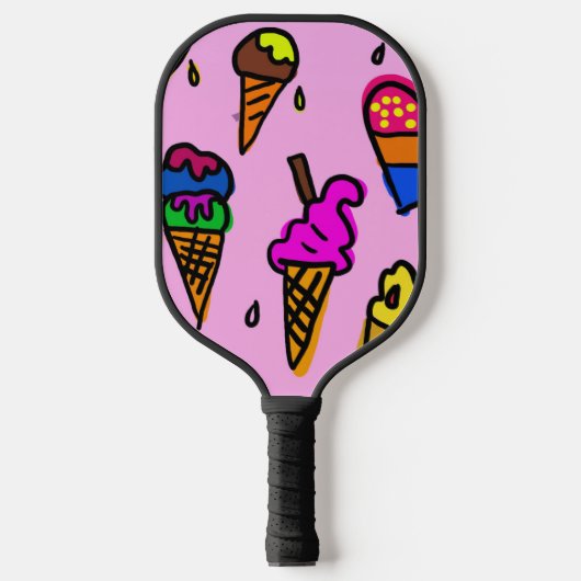 Ice Cream Pickleball Paddle (Voorkant)