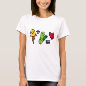 Ice Cream & Pickles T-shirt (Voorkant)