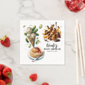 Ice Cream & Pickles Weird cravings Baby shower Servet (Insitu)