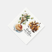 Ice Cream & Pickles Weird cravings Baby shower Servet (Hoek)