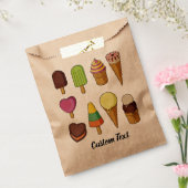 Ice Cream-pictogrammen Bedankzakje (Gezegeld)