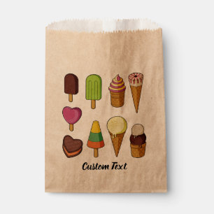 Ice Cream-pictogrammen Bedankzakje