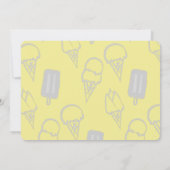 Ice Cream Pink & Blue Genderonthulling Kaart (Achterkant)