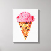 Ice Cream Pizza Canvas Afdruk (Voorkant)