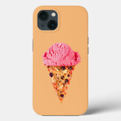 Ice Cream Pizza Hoesje-Mate iPhone Case (Achterkant)