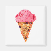 Ice Cream Pizza Magneet (Voorkant)