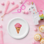 Ice Cream Pizza Papieren Bordje (Feest)
