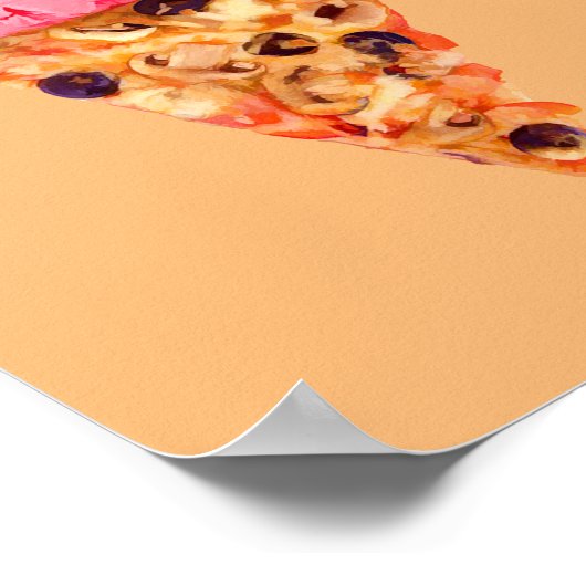 Ice Cream Pizza Poster (Hoek)