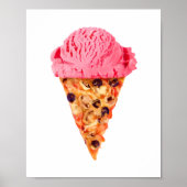 Ice Cream Pizza Poster (Voorkant)