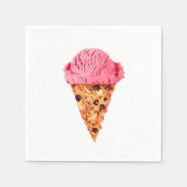 Ice Cream Pizza Servet