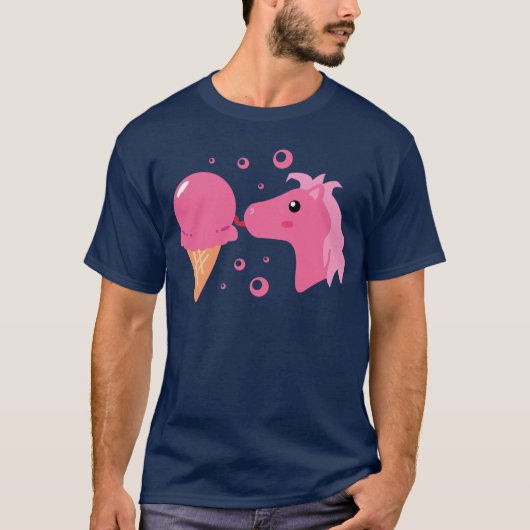 Ice Cream Pony T-Shirt (Voorkant)