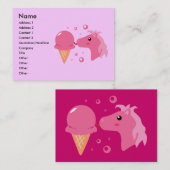 Ice Cream Pony Visitekaartjes (Voorkant / Achterkant)