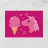 Ice Cream Pony Visitekaartjes (Achterkant)