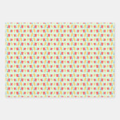 Ice Cream Pop en Sandcastle Bucket Shovel Pattern Inpakpapier Vel (Voorkant 2)