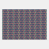 Ice Cream Pop en Sandcastle Bucket Shovel Pattern Inpakpapier Vel (Voorkant 3)