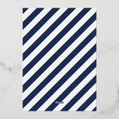 Ice Cream Pop Vierde juli Folie Uitnodiging (Achterkant)