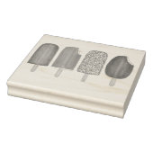 Ice Cream Poppen Bars Popsicle Creamsicle Fudge Rubberstempel (Stempel)