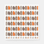 Ice Cream Poppen Bars Popsicle Creamsicle Fudge Servet (Voorkant)
