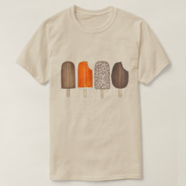 Ice Cream Poppen Bars Popsicle Creamsicle Picnic T-shirt