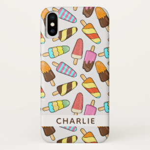 Ice Cream Popsicccs de telefoongevallen van de dou iPhone X Hoesje