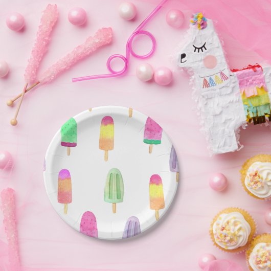 Ice Cream Popsicle Paper Bord (Feest)