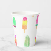 Ice Cream Popsicle Papieren Bekers (Voorkant)