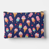 Ice cream, popsicles and cherries pattern etui (Achterkant)