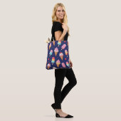 Ice cream, popsicles and cherries pattern tote bag (Op model)