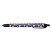 Ice cream, popsicles and cherries pattern zwarte inkt pen (Bodem)