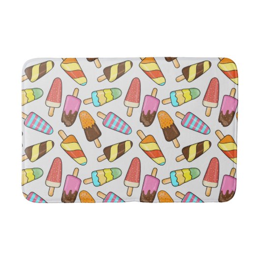 Ice Cream Popsicles badmatten (Voorkant)