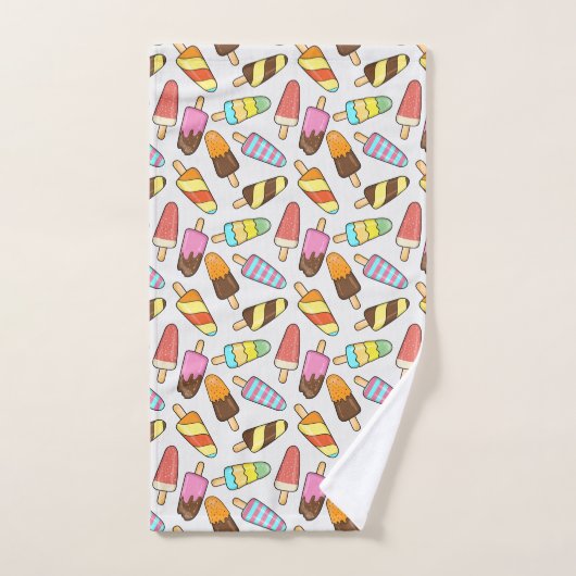 Ice Cream Popsicles handdoekset Bad Handdoek (Handdoek)