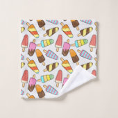 Ice Cream Popsicles handdoekset Bad Handdoek (Wasdoekje)