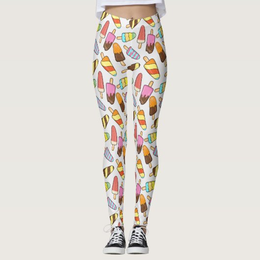 Ice Cream Popsicles leggings (Voorkant)