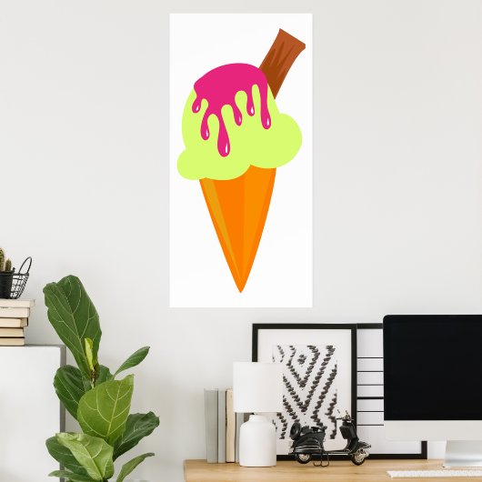 Ice Cream Poster (Thuiskantoor)