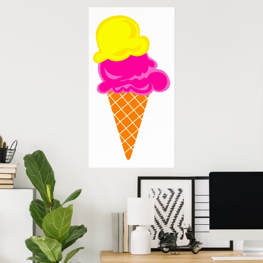 Ice Cream Poster (Thuiskantoor)