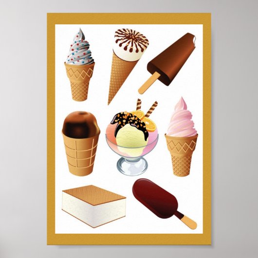 Ice Cream Poster (Voorkant)