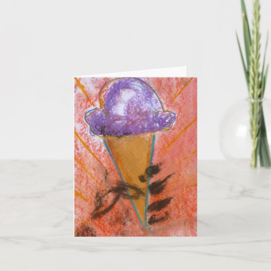 Ice Cream Propoganda Note Kaart van Brad Hines (Voorkant)