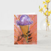 Ice Cream Propoganda Note Kaart van Brad Hines (Gele Bloem)