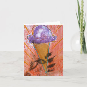 "Ice Cream Propoganda" Opmerkingskaart van Brad Hi Kaart