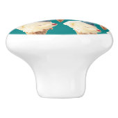 Ice Cream Puppy Pattern Keramische Knop (Zijkant)