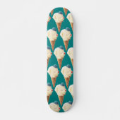 Ice Cream Puppy Pattern Persoonlijk Skateboard (Voorkant)