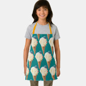 Ice Cream Puppy Pattern Schort (Insitu)