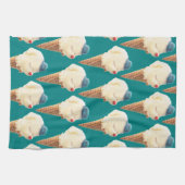 Ice Cream Puppy Pattern Theedoek (Horizontaal)